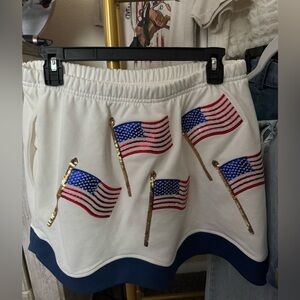 Queen of Sparkles Flag skort